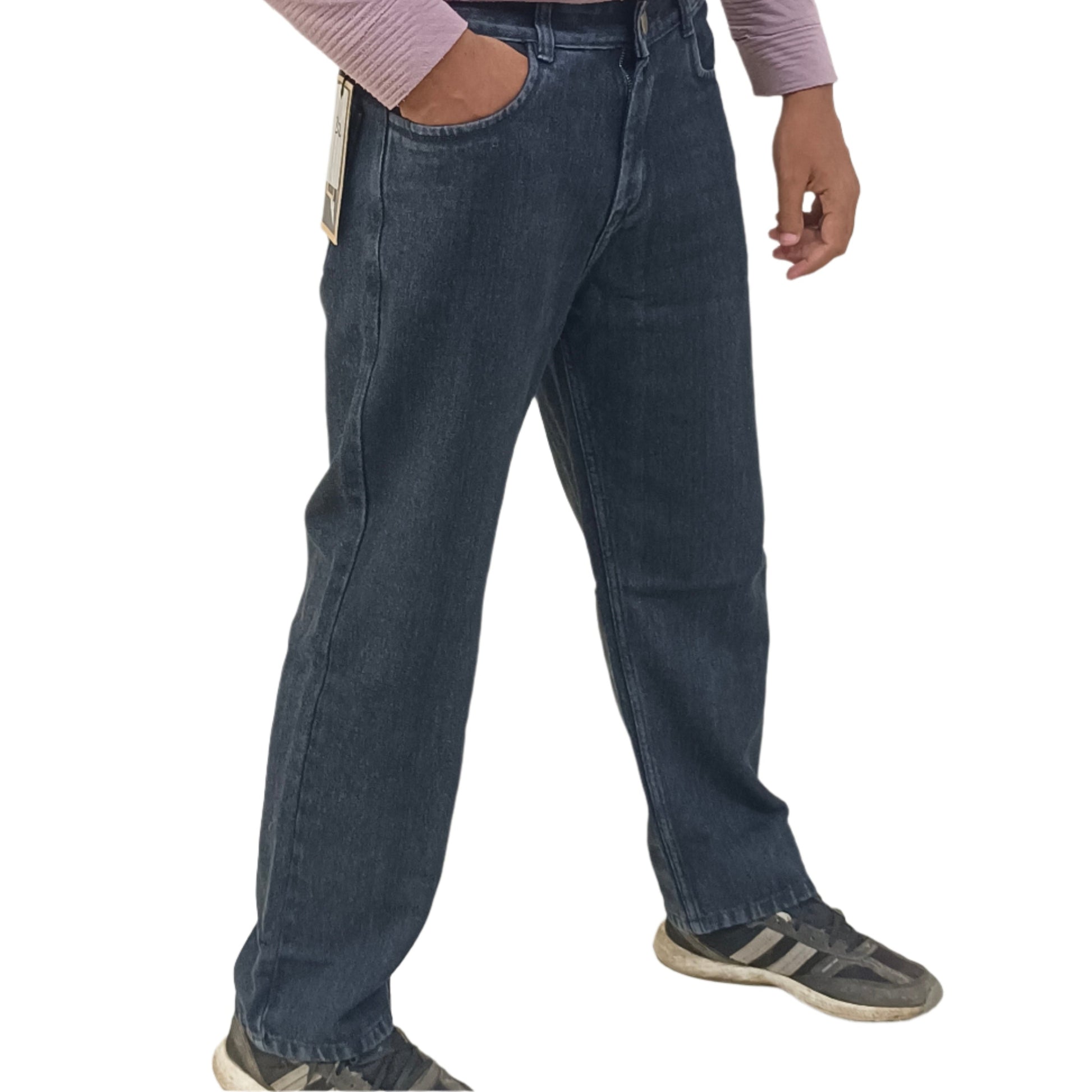 black baggy jeans fs004